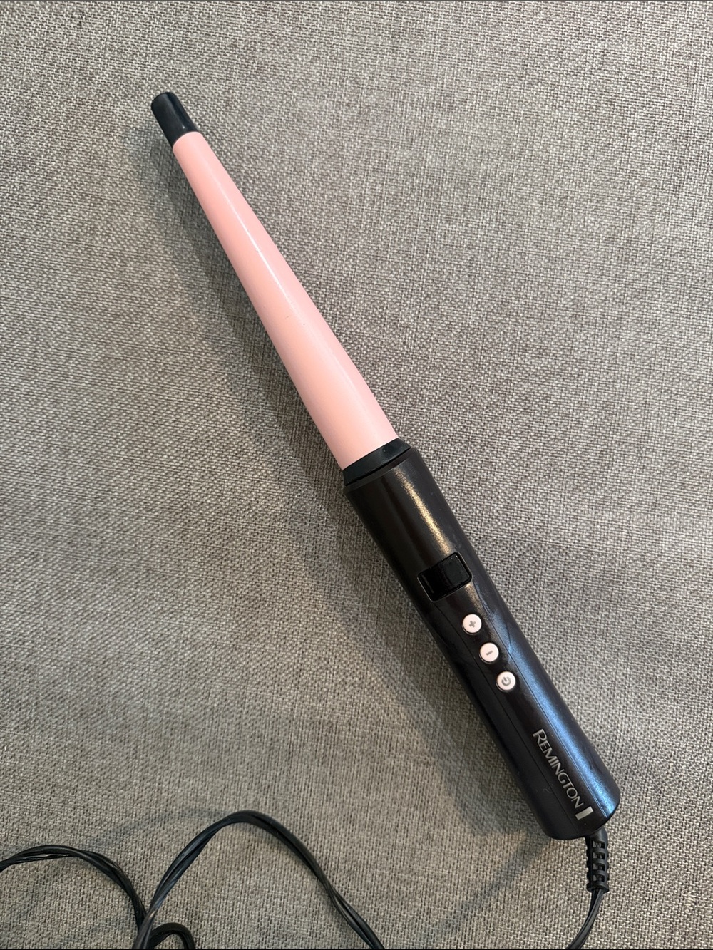 Remington Pink and Black Tapered Curling Wand